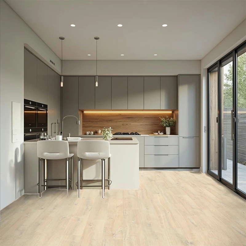 Tarima Vinílica SPC Roble Crema Antigua XL | Flotante en Clic | Uso Comercial Intenso | Zonas Húmedas | Cocina | Baño