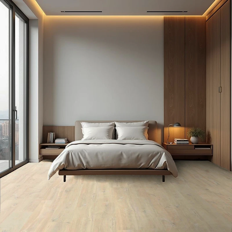 Tarima Vinílica SPC Roble Crema Antigua XL | Flotante en Clic | Uso Comercial Intenso | Zonas Húmedas | Cocina | Baño