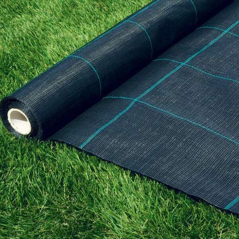Malla Anti-Hierba Negra 2 x 10m Para Instalación de Césped Artificial