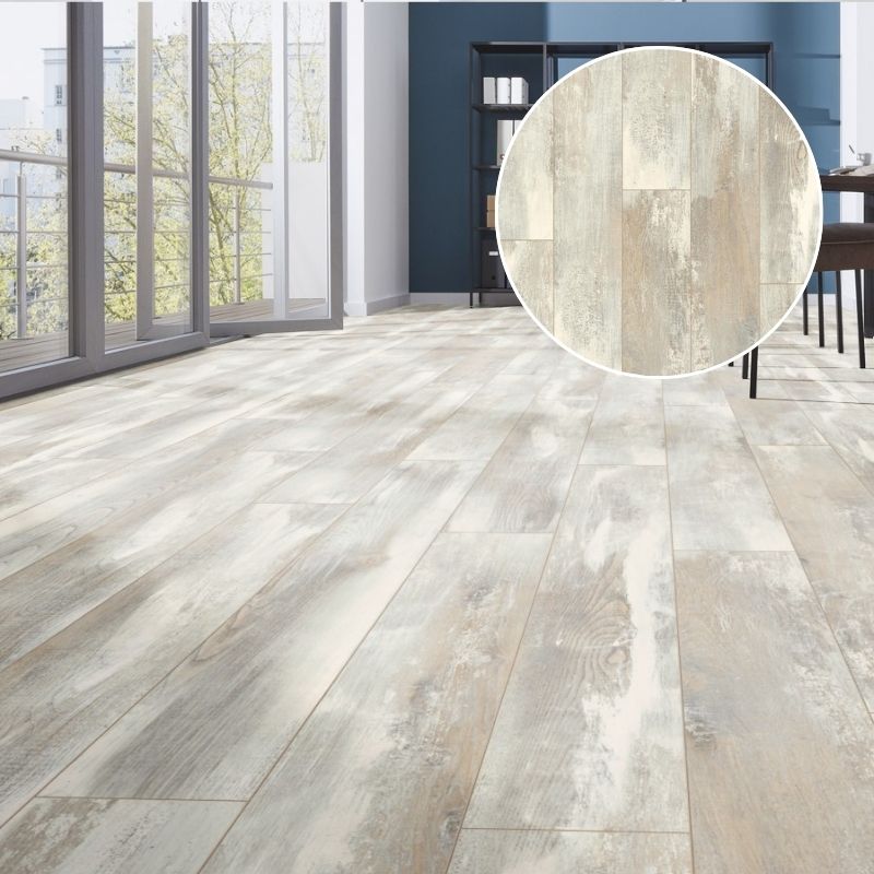 Suelo Laminado Roble Hella KRONOTEX | AC4 | Tarima Flotante Click | Biselado Natural