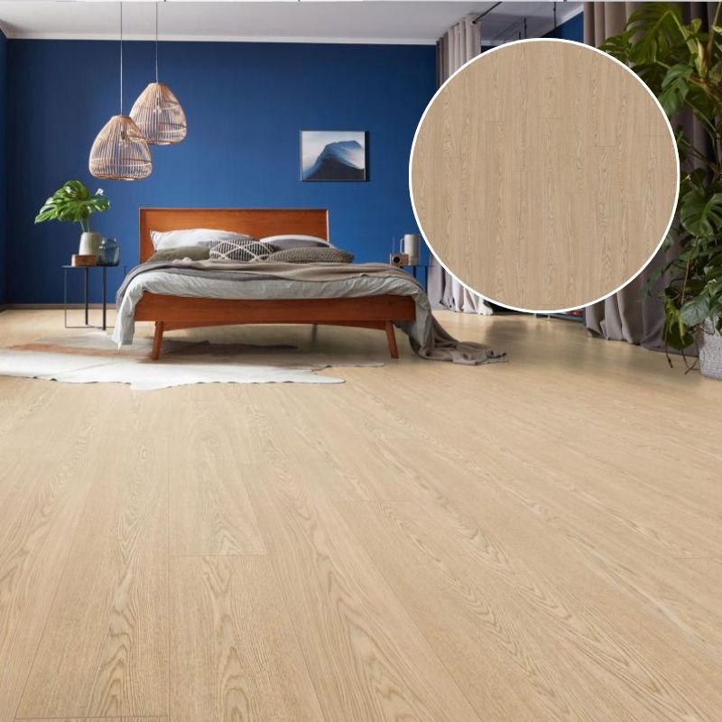 Suelo Laminado Roble Torino KRONOTEX | AC4 | Tarima Flotante Click | Biselado Natural