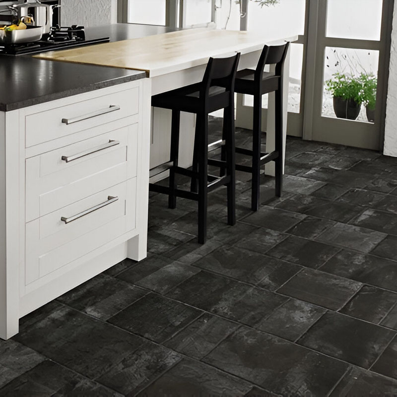 Suelo Vinílico Estrada Turbo 8409 | Resistente al Agua | Cocina, Baño, Hogar | 2m ancho | Pedido Mínimo 6m2