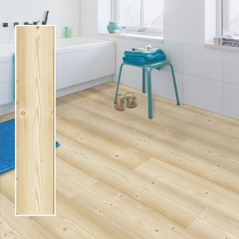 Tarima Laminada Pino Natural QUICK STEP | AC4 | Instalación Flotante en Click | Resistencia Agua