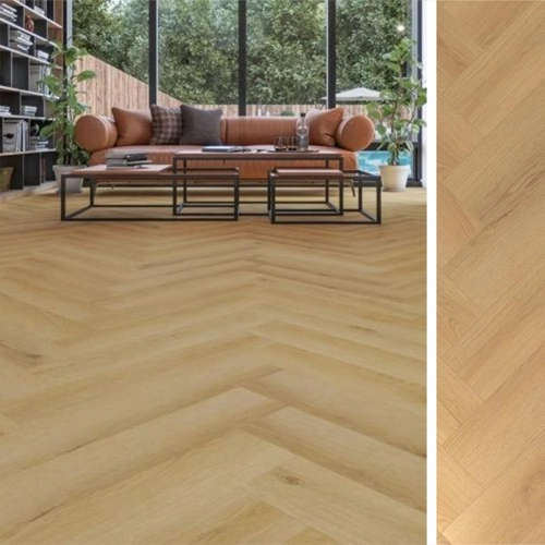 Tarima Vinílica SPC Lujo Natural Roble 7023 Espiga | KILIAN VINYL | Suelo Vinílico Instalación en Click