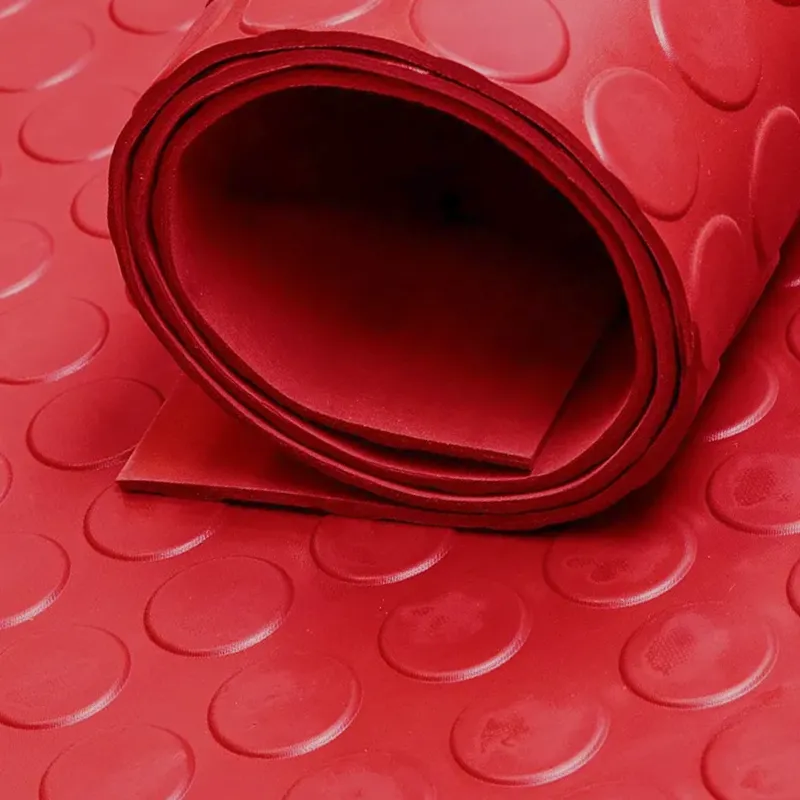 Goma Abotonada Colores | Rojo | 3mm | Bobinas de 1x10m | Antideslizante