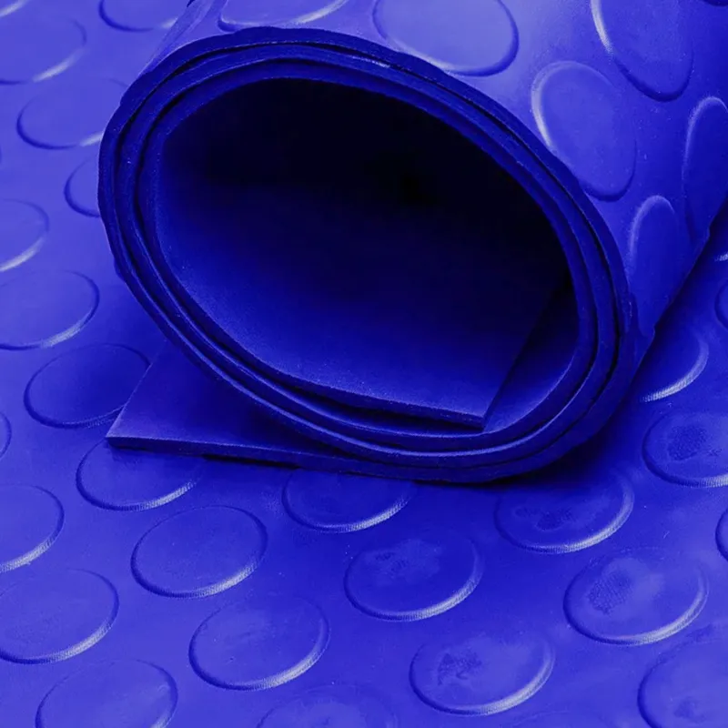 Goma Abotonada Colores | Azul | 3mm | Bobinas de 1x10m | Antideslizante