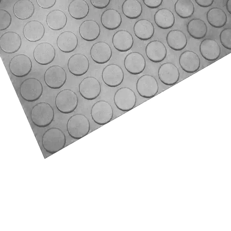 Goma Abotonada Colores | Gris | 3mm | Bobinas de 1x10m | Alto Tránsito | Talleres | Industria