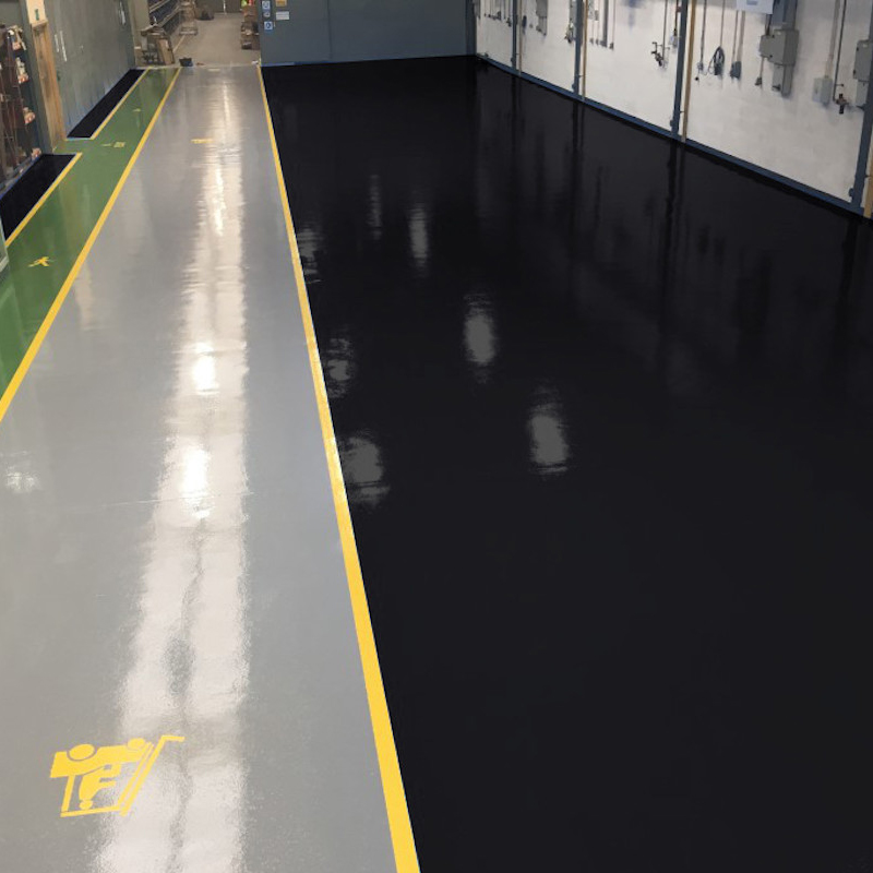Suelo de Goma Lisa Negro | 1x5m | 25mm | Alto tránsito | Taller | Almacén | Industrias	