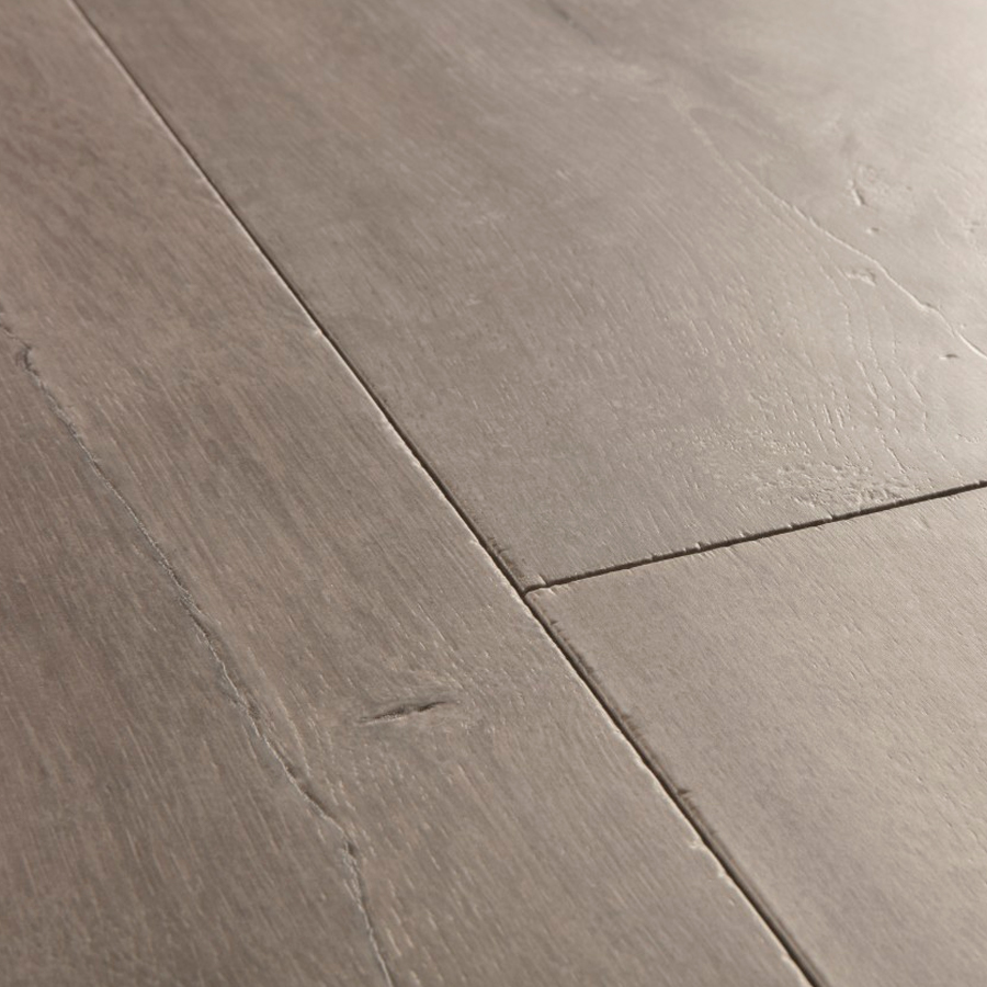 Suelo Laminado Roble Gris Patina | AC4 | 9mm | Resistencia al Agua | Ideal para salón, comedor, cocina y baño