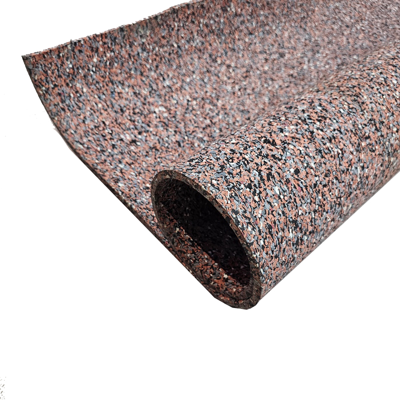 ROLLO DE CAUCHO 1,25x10m. | 6mm | DENSIDAD PLUS | Gris Multicolor | Suelo Gimnasio | Clases colectivas | Ejercicio | Suelos infantiles | Deporte