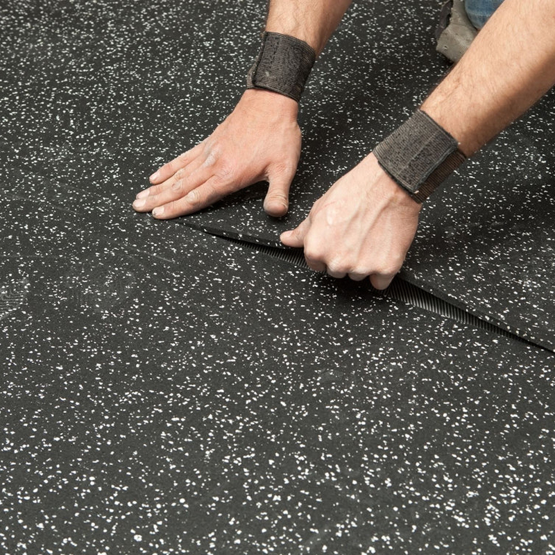 ROLLO DE CAUCHO 1,25x10m. | 6mm | DENSIDAD PLUS | Gris Multicolor | Suelo Gimnasio | Clases colectivas | Ejercicio | Suelos infantiles | Deporte