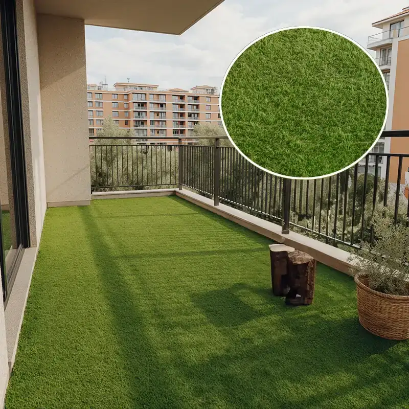 Césped Artificial Terraza Ultra | 25mm | Densidad Premium | Tacto Suave | Realismo