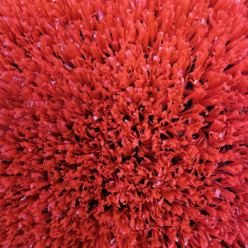 Césped Artificial Capricho Rojo | 8mm | Densidad Premium | Jardín | Terraza | Exterior | Fácil Instalación