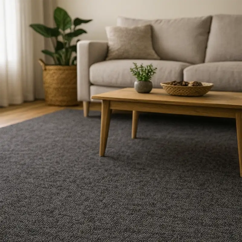 Moqueta Fuerza | Al Corte | Gris Marengo | Pelo Suave Bucle en Bucle | Moqueta Hogar | Oficina | Comercios | Pedido Mínimo 6m²