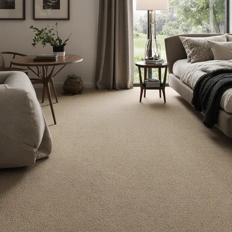 Moqueta Fuerza | Al Corte | Beige Marrón | Pelo Suave en Bucle | Moqueta Hogar | Oficina | Eventos | Pedido Mínimo 6m²