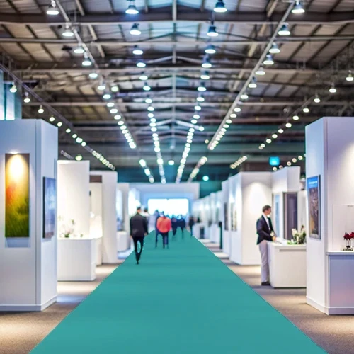Moqueta Ferial Turquesa | Congresos | Ferias | Eventos | Pedido Mínimo 10ml