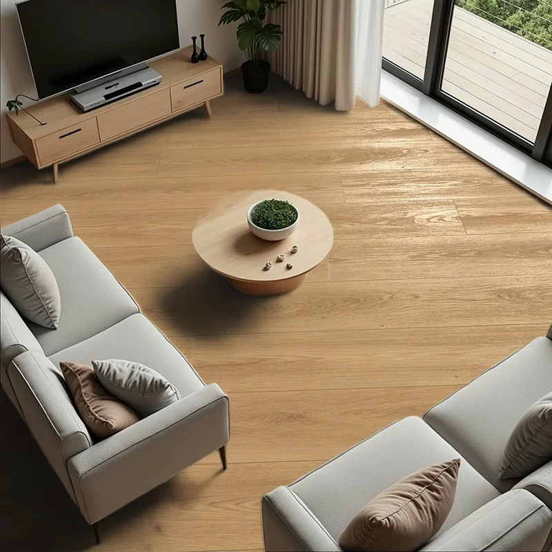 Suelo Laminado Roble Soleado LEVEL | AC5 | 8mm | Tarima flotante Instalación en Click | Resistencia al Agua 72h