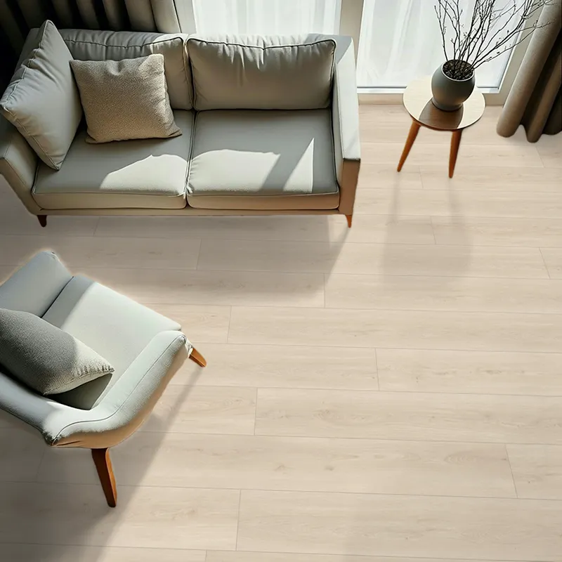 Suelo Laminado Roble Lunar LEVEL | AC5 | 8mm | Tarima flotante Instalación en Click | Resistencia al Agua 72h