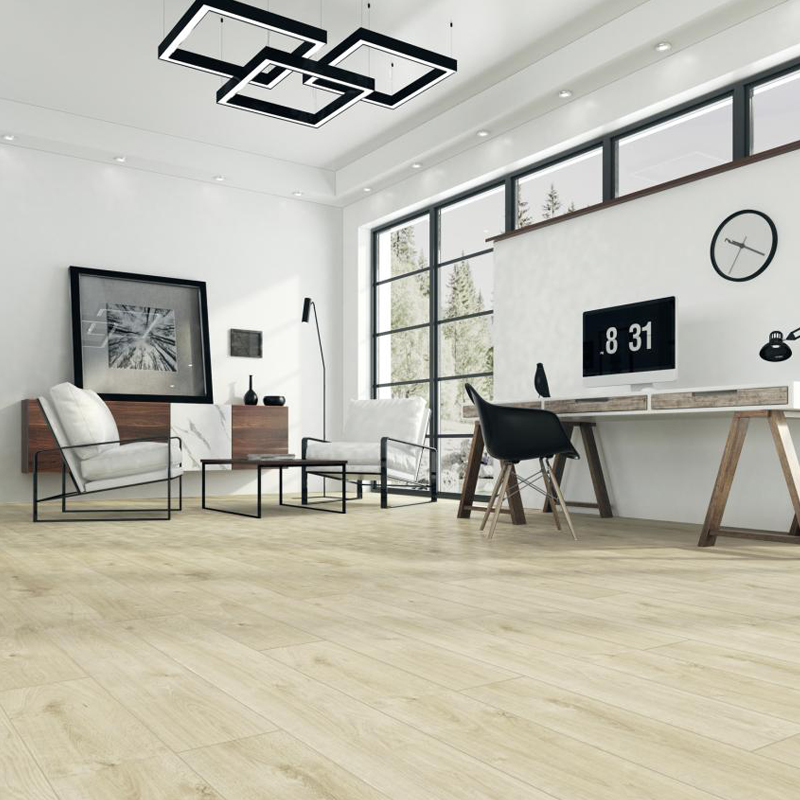 Suelo Laminado Roble Oeste LEVEL | AC5 | 8mm | Resistencia Agua 72H | Zonas Húmedas | Tarima Flotante