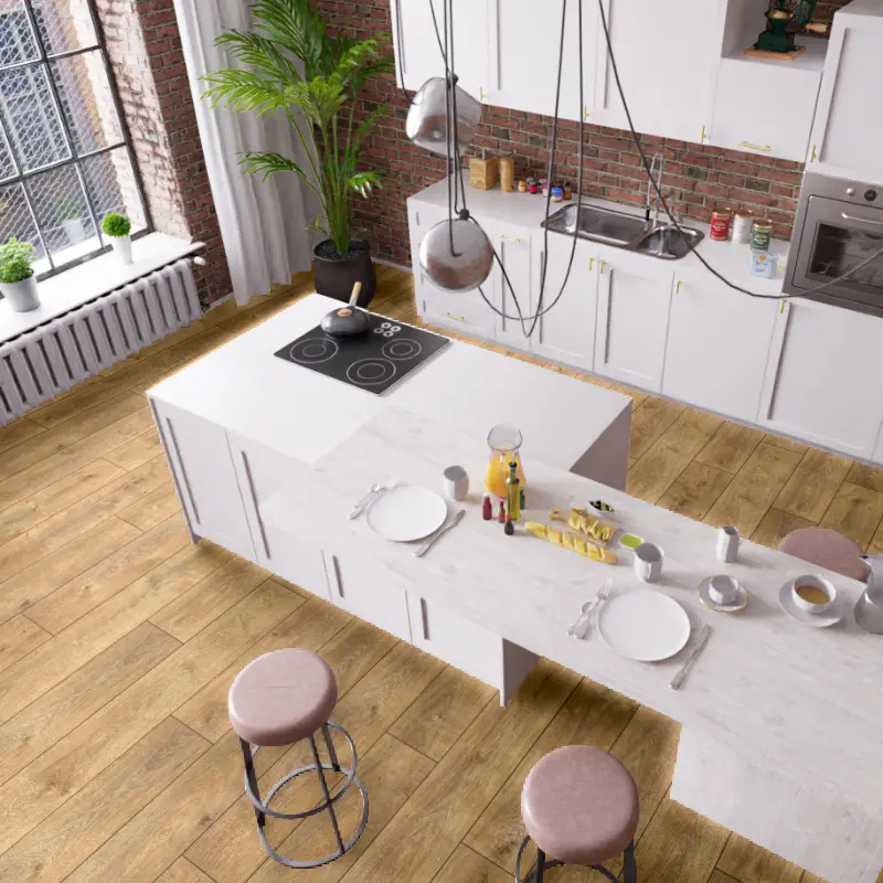 Suelo Laminado Roble Final LEVEL | AC5 | 8mm | Resistencia Agua 72H | Zonas Húmedas | Tarima Flotante