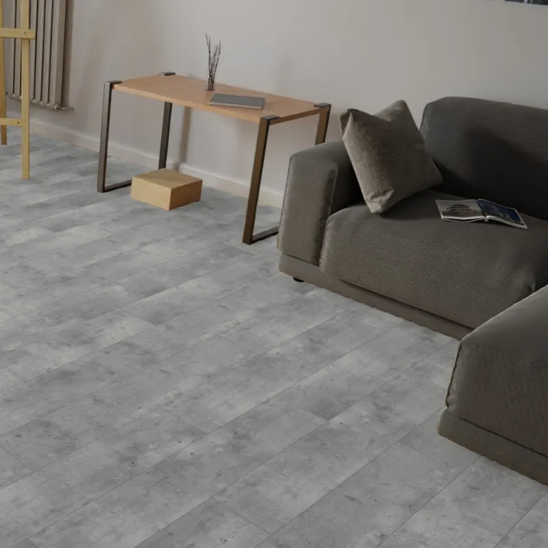 Suelo Laminado en Loseta Hormigón LEVEL | AC5 | 8mm | Baldosa Flotante en Click | Oficina y Hogar