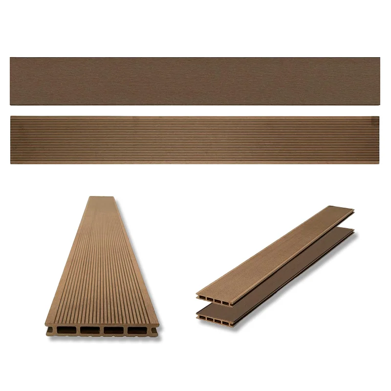 Tarima Exterior Teja Terraza y Piscina | Lama PVC Imitación Madera | Fácil Montaje y Limpieza