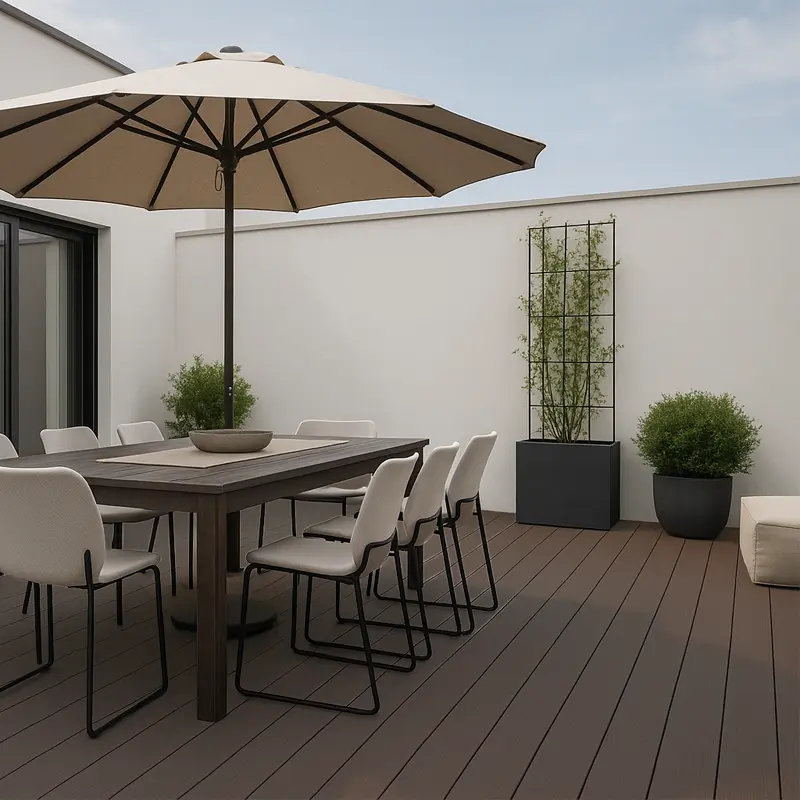 Suelo Exterior IPE Arena | Composite | Dos Colores | Terrazas y Jardines | Piscinas