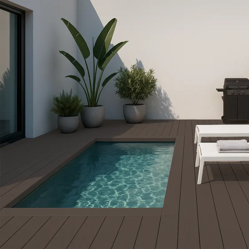 Suelo Exterior IPE Arena | Composite | Dos Colores | Terrazas y Jardines | Piscinas