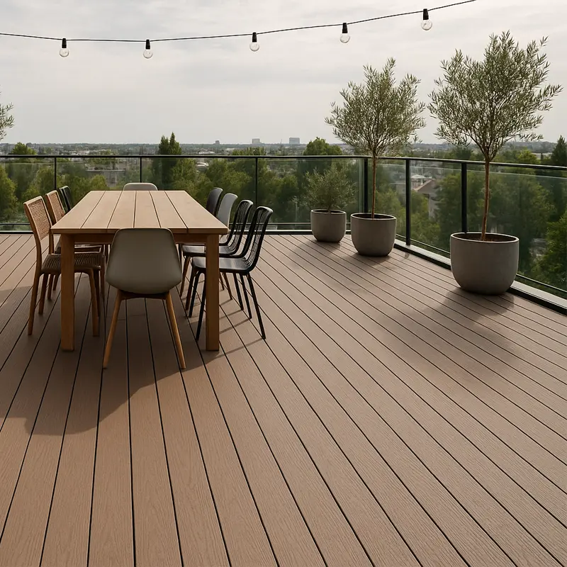 Tarima Exterior Arena IPE  | Composite | Dos Colores | Terrazas y Jardines | Piscinas