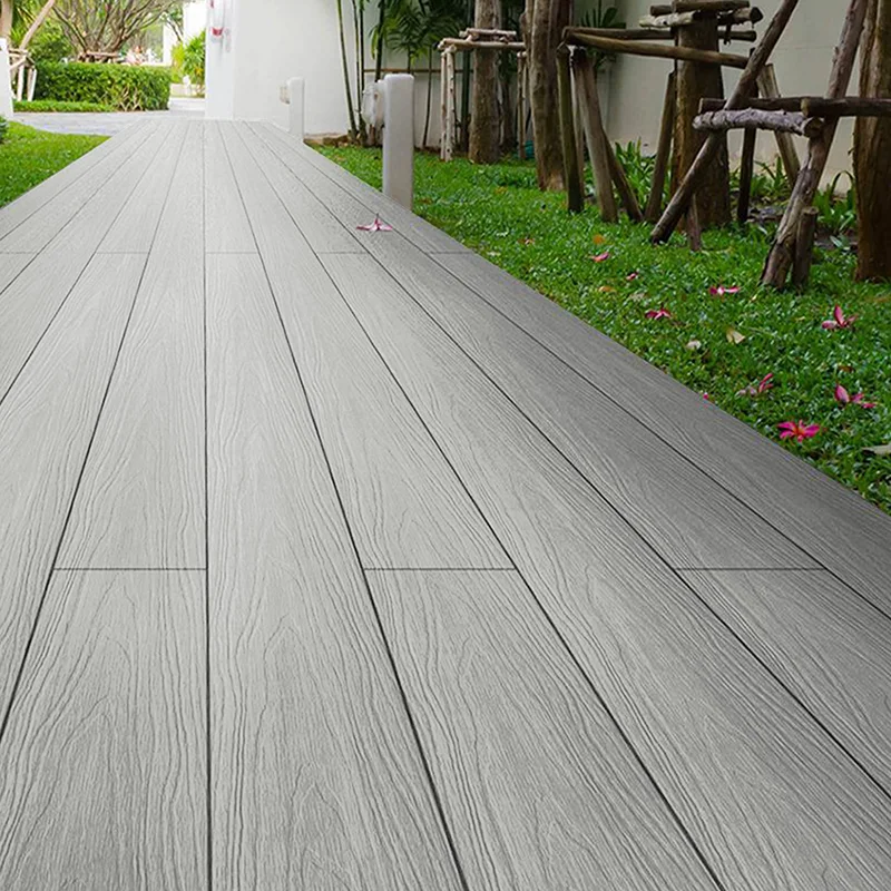 Tarima Exterior Gris Claro | Composite | Encapsulada | Alta Definición