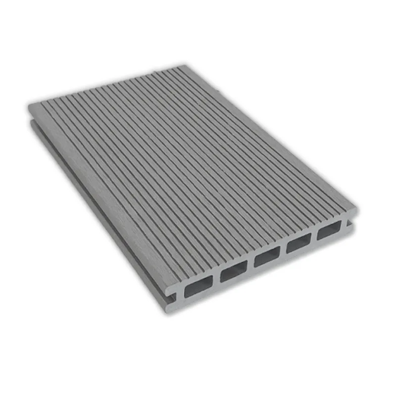 Tarima Exterior Gris Rayado Liso | Composite Sintético | Madera | Terraza y Piscina