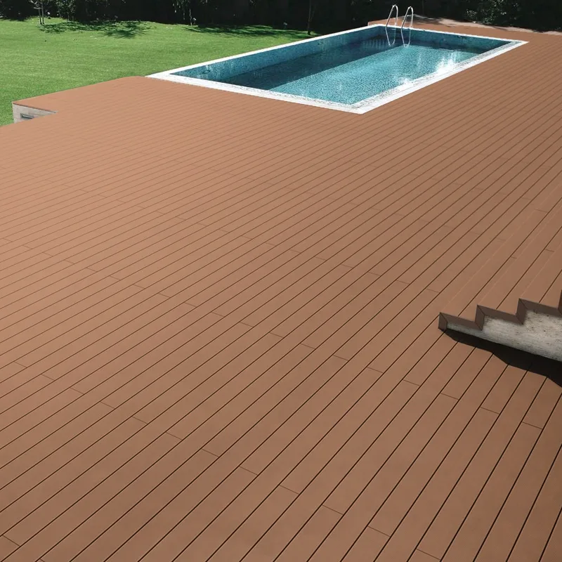 Tarima Exterior Teja Liso | Composite Sintético | Madera | Terraza y Piscina