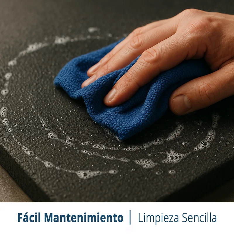 LOSETA DE CAUCHO Negro 50x50cm | 20mm | Suelo Gimnasio | Parques Infantiles | Densidad Premium