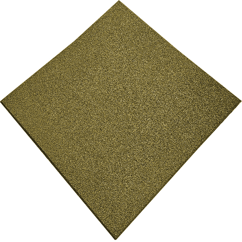 LOSETA DE CAUCHO 1x1m | 10mm | ALTA DENSIDAD | Ocre/Mostaza | Suelo Gimnasio | Parques infantiles | Ejercicio | Exterior | Cardio