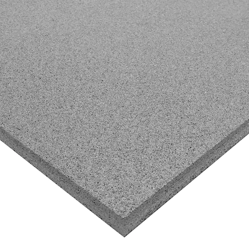 LOSETA DE CAUCHO Maciza 1x1m | 15mm | Densidad Plus + | Gris plomo | Suelo Gimnasio | Crossfit