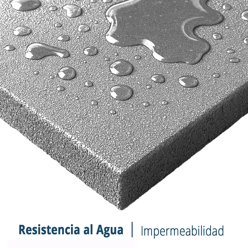 LOSETA DE CAUCHO Maciza 1x1m | 15mm | Densidad Plus + | Gris plomo | Suelo Gimnasio | Crossfit