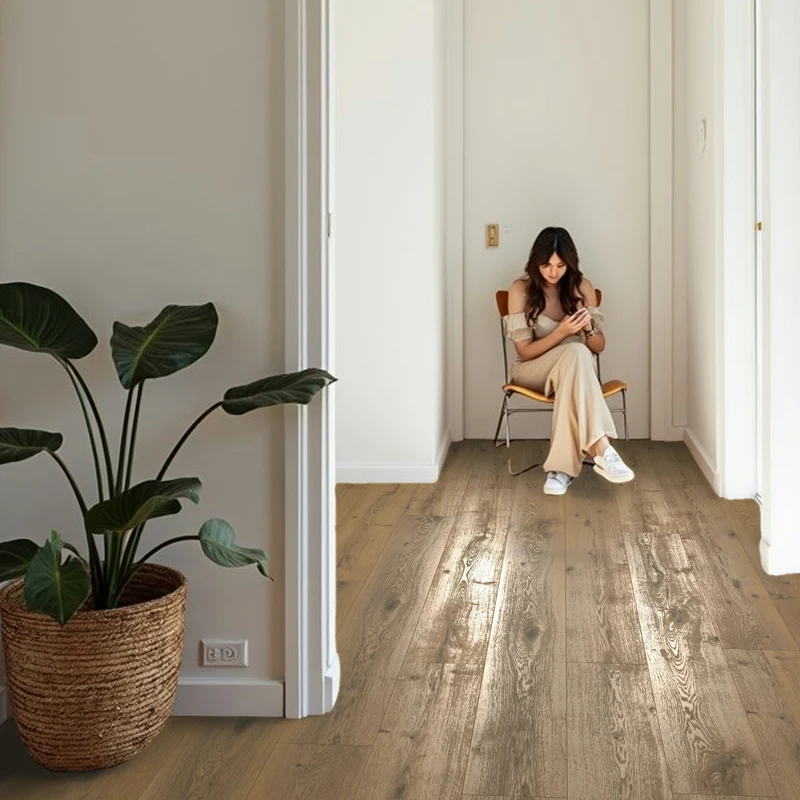 Suelo Laminado Roble Habana LEVEL | AC5 | 8mm | Resistencia 24h al Agua | Instalación Flotante en Click