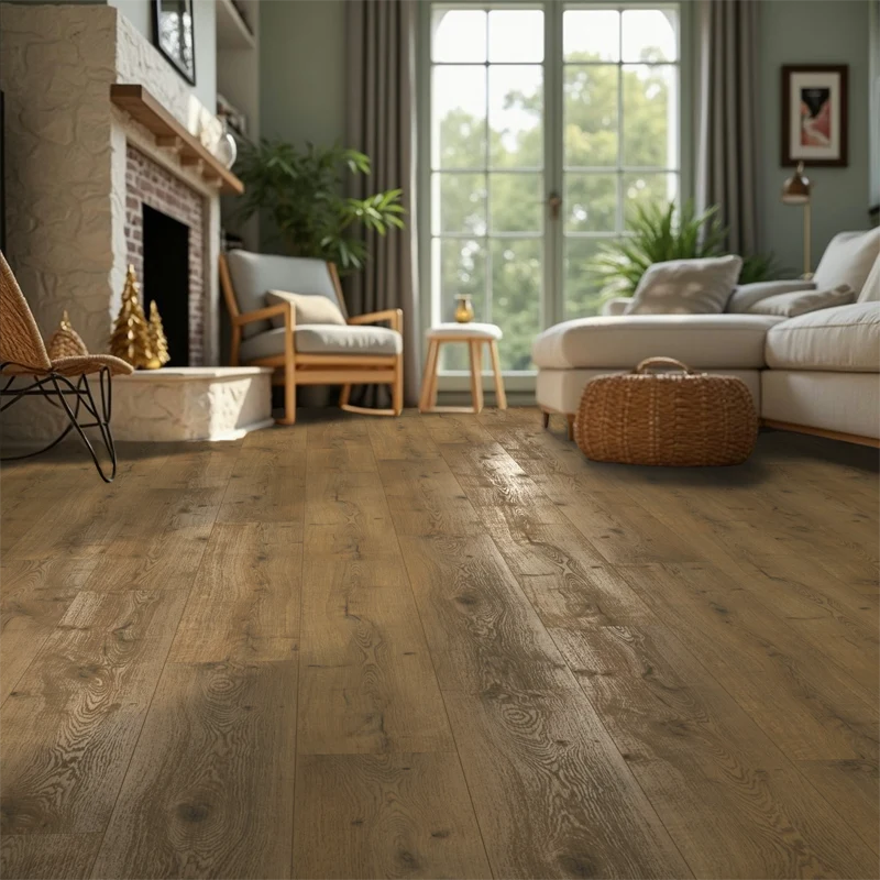 Suelo Laminado Roble Habana LEVEL | AC5 | 8mm | Resistencia 24h al Agua | Instalación Flotante en Click
