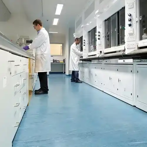  Suelo Vinílico Profesional Azul Lagos 7350 | Homogeneo | Losetas | Pavimento Continuo | Antideslizante R9 | Bfls1