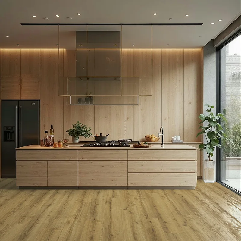 Suelo Laminado Roble Barceloneta LEVEL | AC5 | 8mm | Tarima Flotante en Clic | Comercio y Hogar