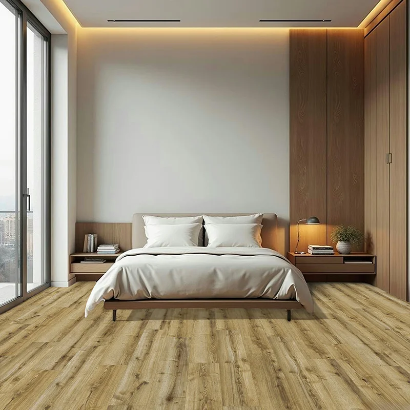 Suelo Laminado Roble Barceloneta LEVEL | AC5 | 8mm | Tarima Flotante en Clic | Comercio y Hogar