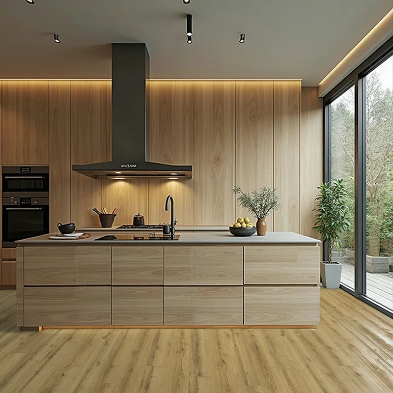 Suelo Laminado Roble Barceloneta LEVEL | AC5 | 8mm | Tarima Flotante en Clic | Comercio y Hogar