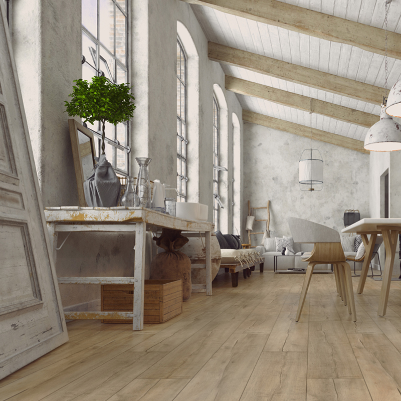 Suelo Laminado Roble Campania LEVEL | AC5 | 8mm | Tarima Flotante en Clic | Comercio y Hogar