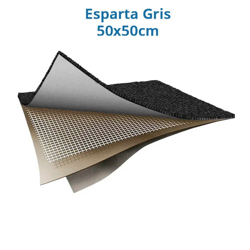 Moqueta Loseta Gris Perla Esparta | Alto Tránsito | Suelo de Uso Comercial y Doméstico