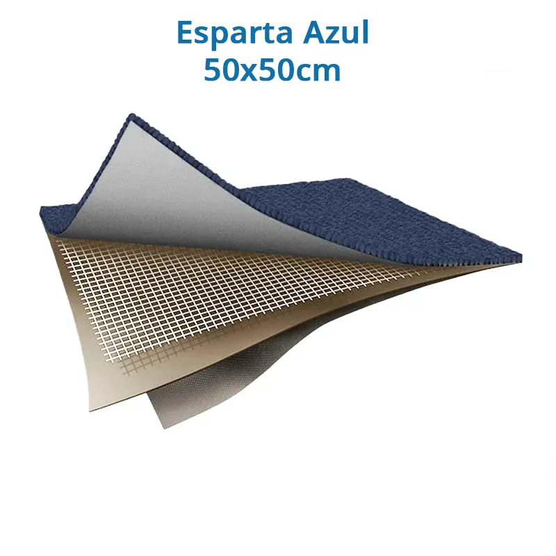 Loseta Moqueta Azul Esparta | Fácil Instalación y Limpieza | Alta Calidad y Confort