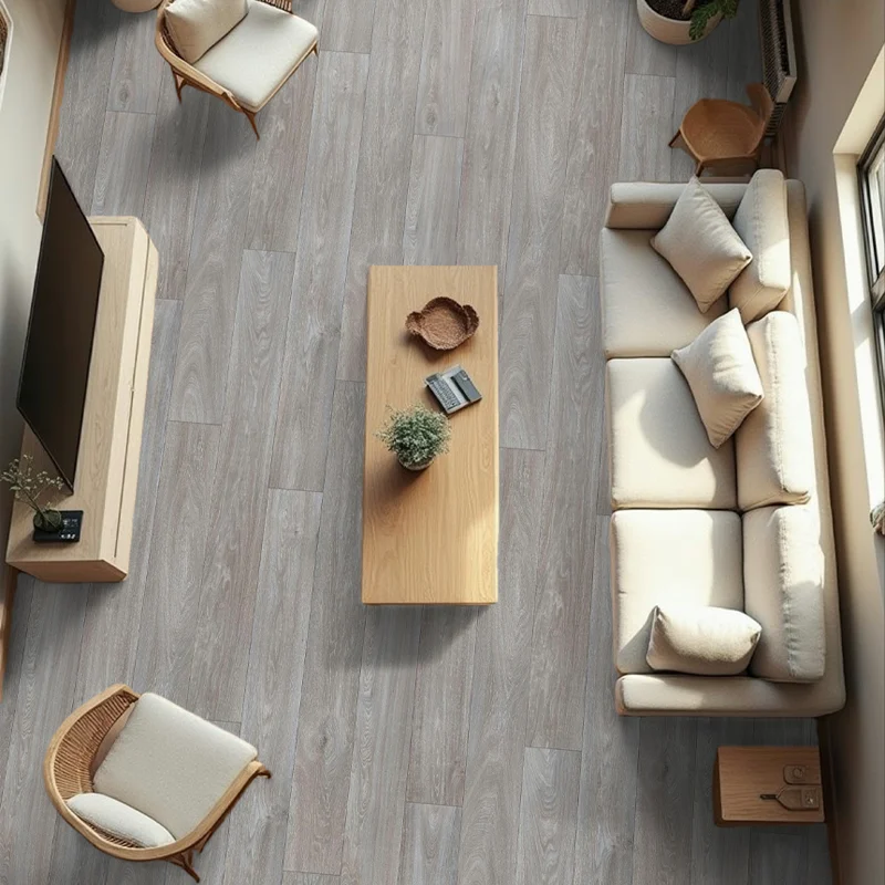 Suelo Vinílico Madera Roble Gris Barco | Sintasol | Baño, Cocina, Hogar | Pedido Mínimo 6 m²