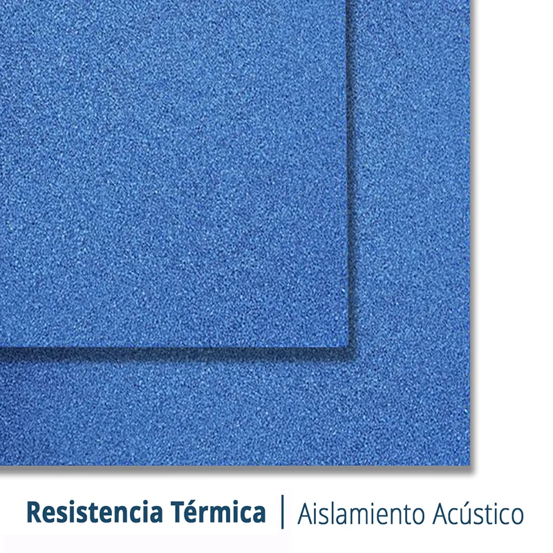 Loseta Caucho Azul 50x50cm | 20 mm | Crossfit, Halterofilia y Exterior | Suelo Gimnasio