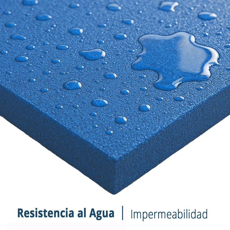 Loseta Caucho Azul 50x50cm | 20 mm | Crossfit, Halterofilia y Exterior | Suelo Gimnasio