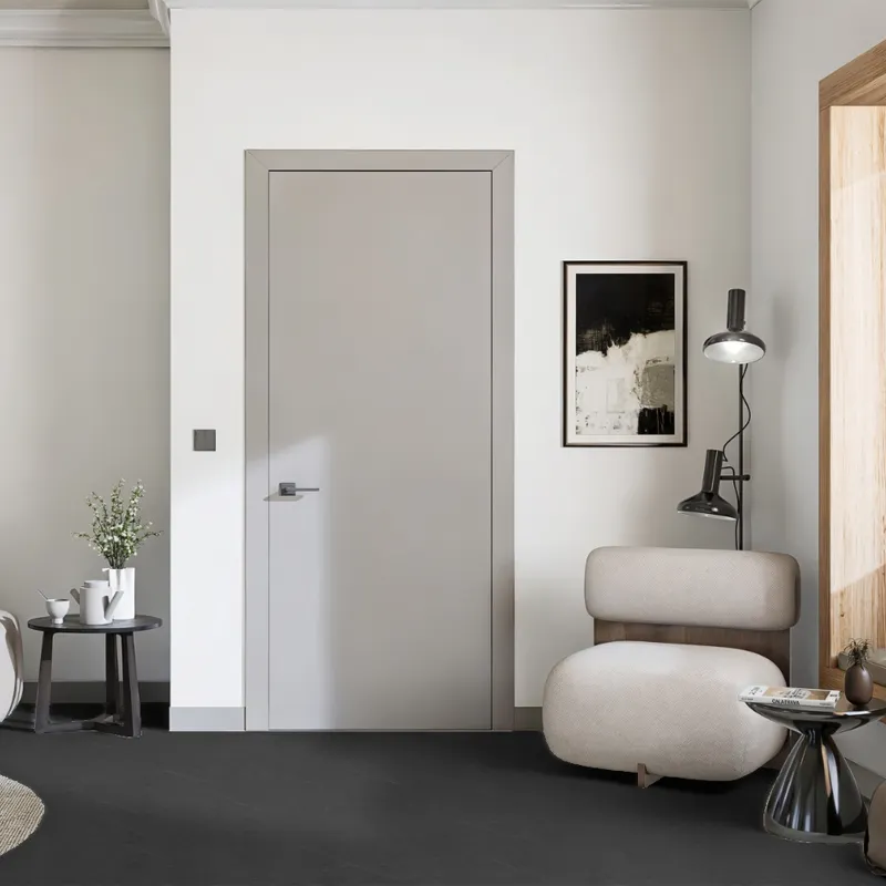 Suelo Laminado Piedra Gris Seca  | AC5 | 8mm | Agua y Humedad 72h | Tarima Flotante en Loseta | Instalación en Click | Alto Tránsito