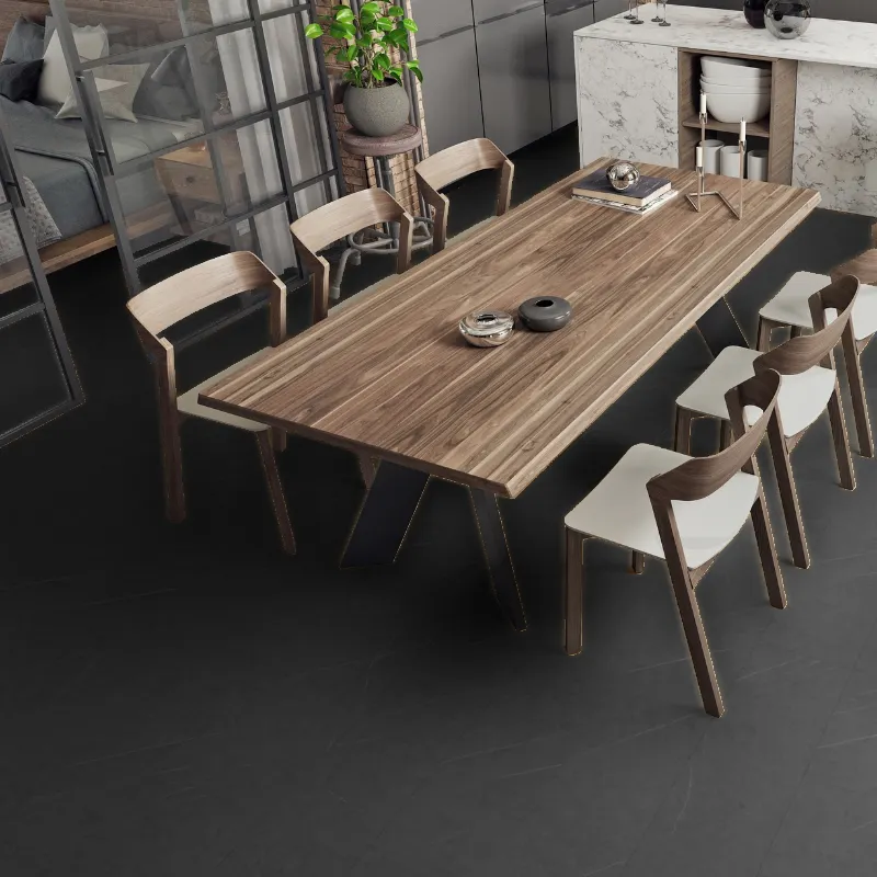 Suelo Laminado Piedra Gris Seca  | AC5 | 8mm | Agua y Humedad 72h | Tarima Flotante en Loseta | Instalación en Click | Alto Tránsito